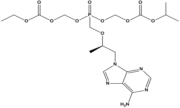 Tenofovir Disoproxil Fumarate IP Impurity M (Fumarate) \ Tenofovir Disoproxil USP RC F (Fumarate) \ Tenofovir Isopropyl Ethyl Diester (Fumarate)